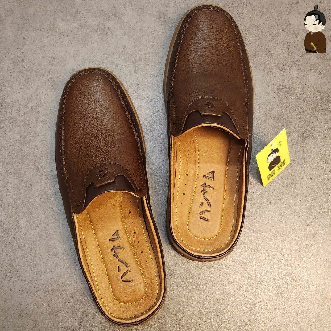 Hansamu Zen - Office Mules V1 DGD11 Caramel