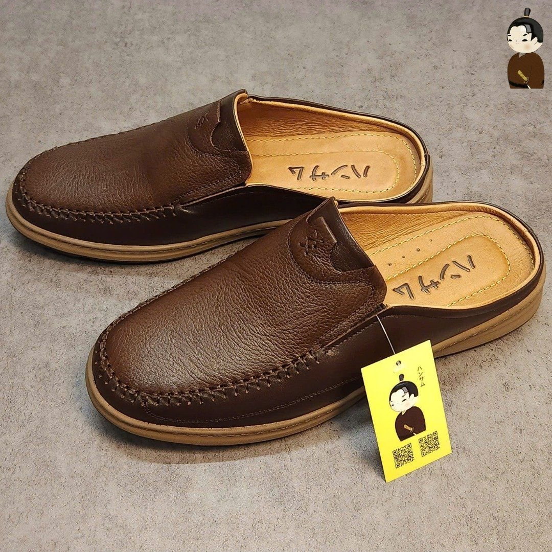 Hansamu Zen - Office Mules V1 DGD11 Caramel