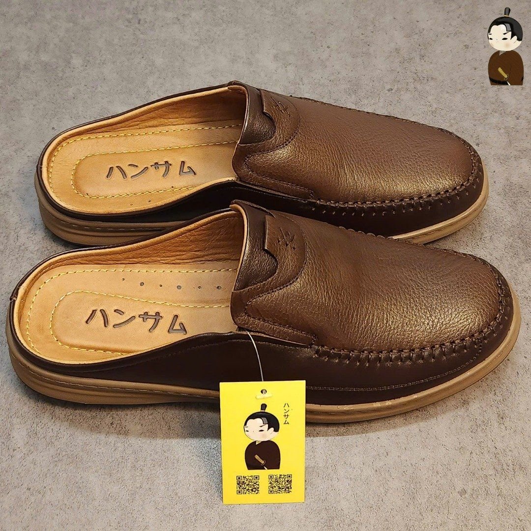 Hansamu Zen - Office Mules V1 DGD11 Caramel