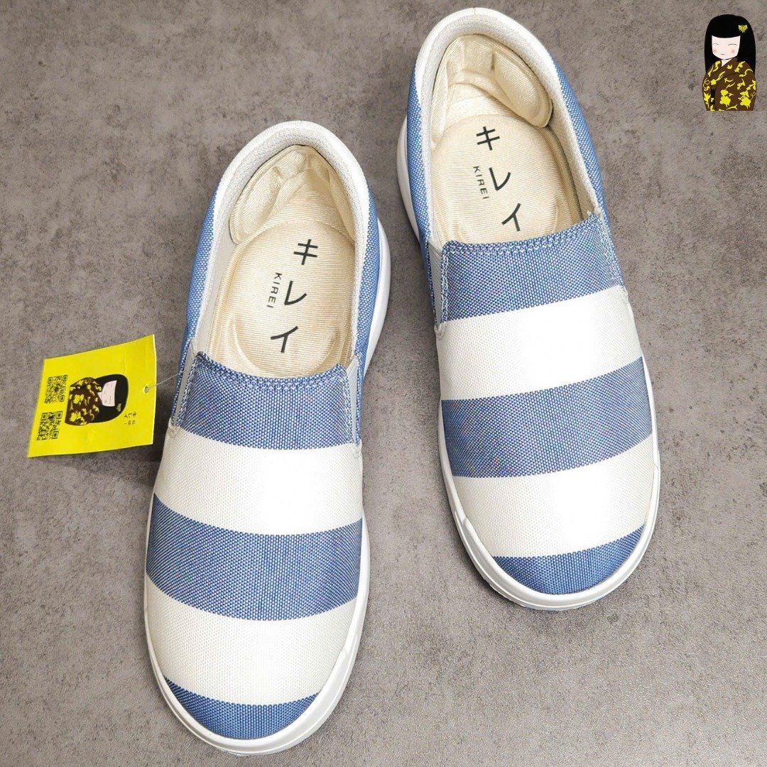 Kirei Nintai - Walk Slip-On KH2 White Blue