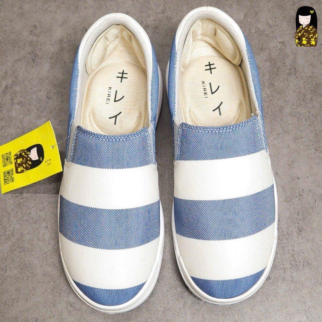 Kirei Nintai - Walk Slip-On KH2 White Blue