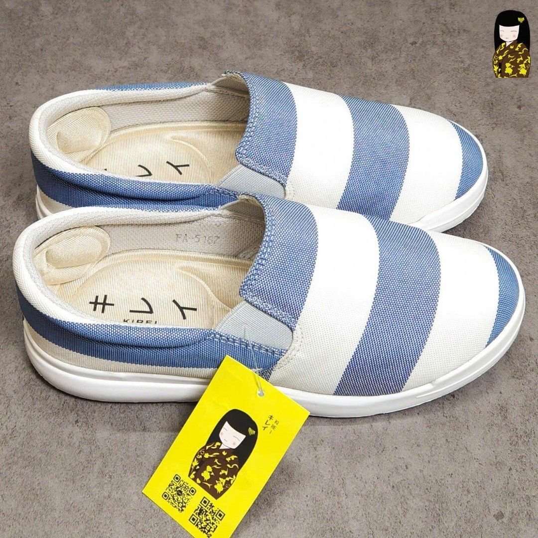 Kirei Nintai - Walk Slip-On KH2 White Blue
