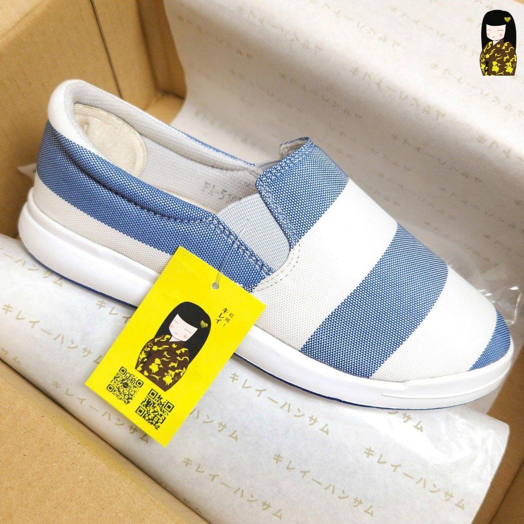 Kirei Nintai - Walk Slip-On KH2 White Blue