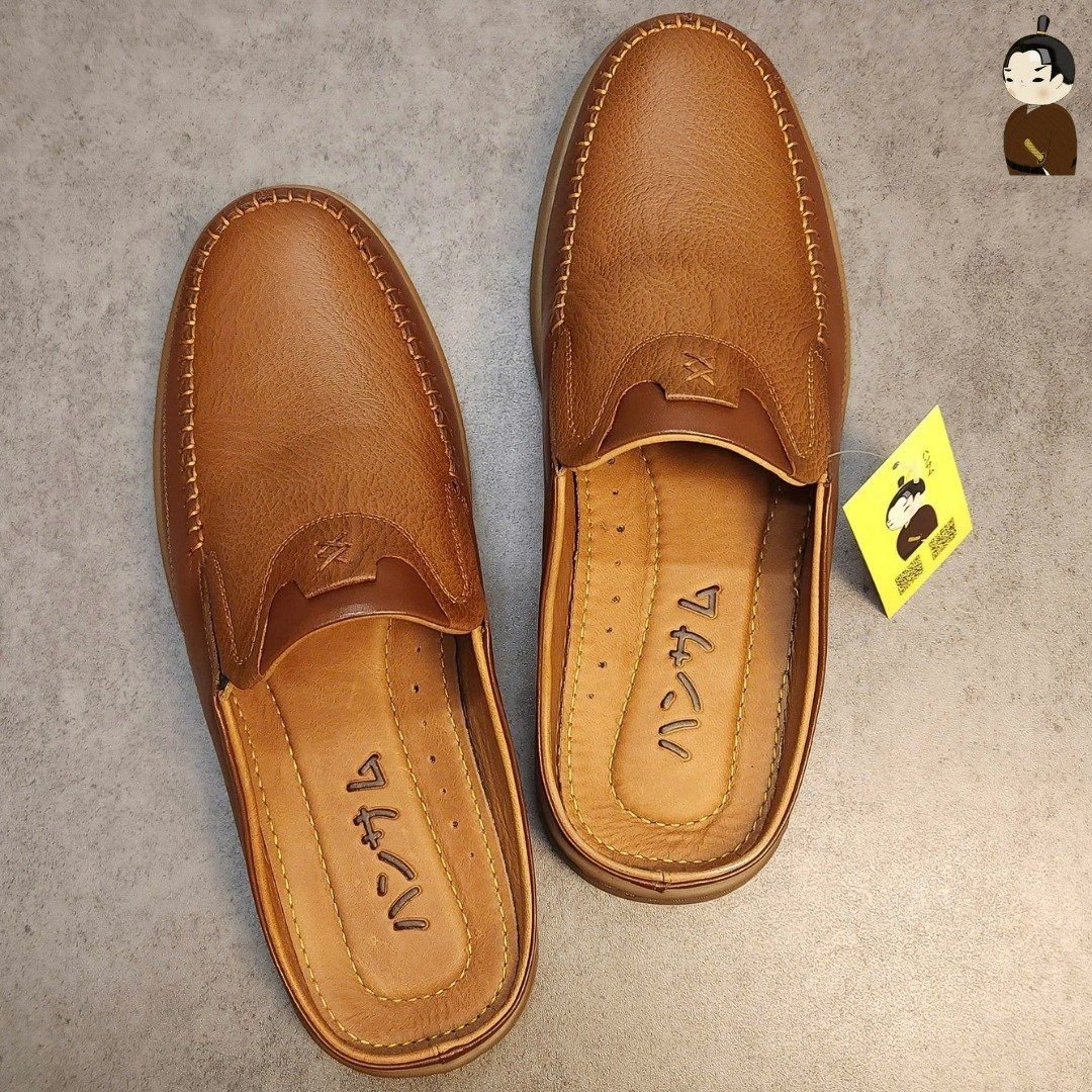 Hansamu Zen - Office Mules V1 DGD11 Brown