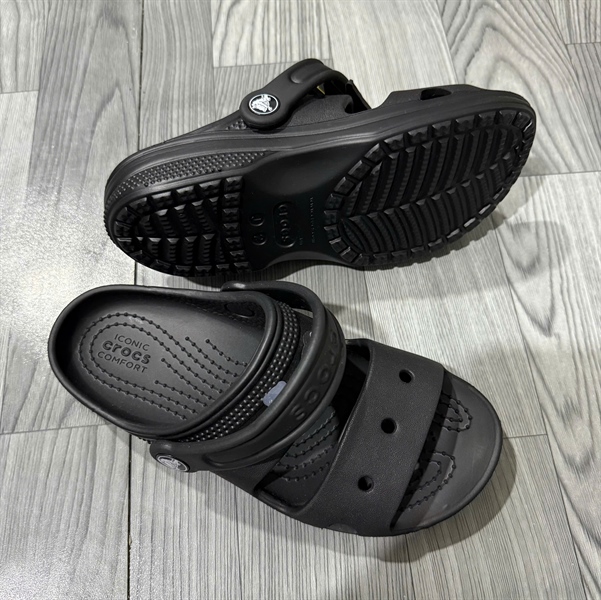 Dép Crocs Kids Sandal HN2 Black