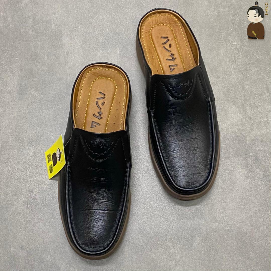 Hansamu Zen - Office Mules V1 DGD11 Black