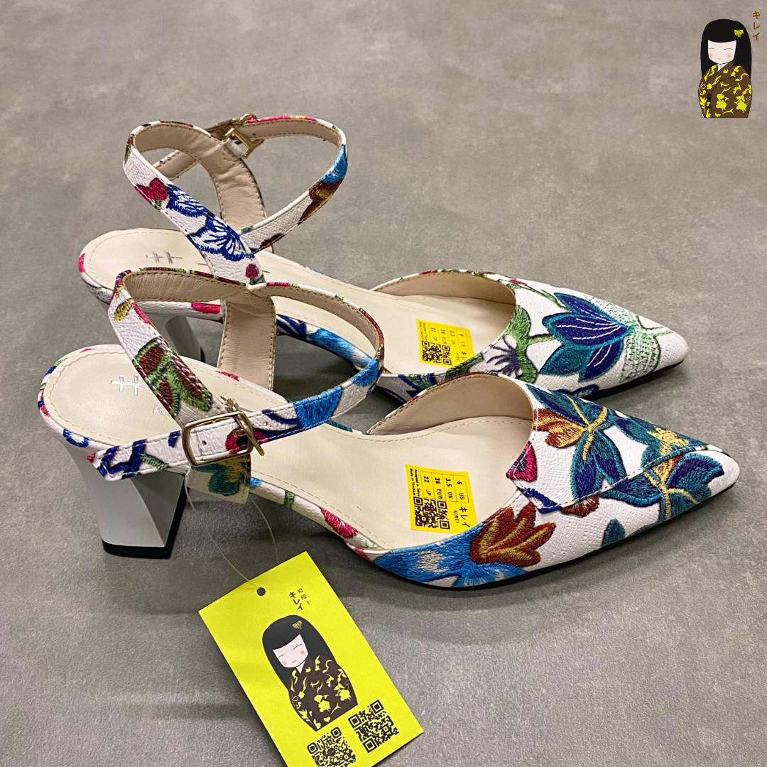 Kirei Biteki - Office Slingback CP5 White