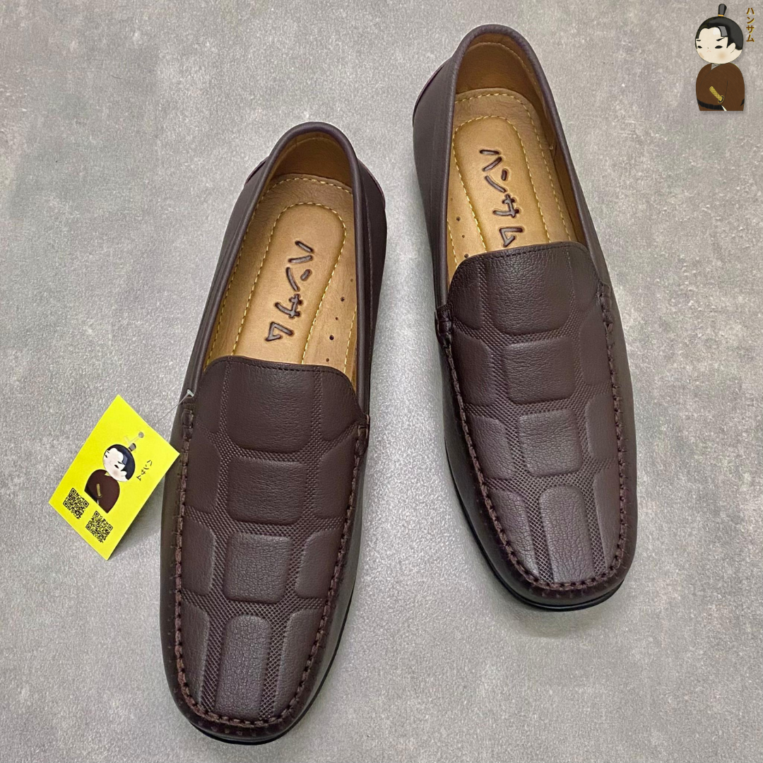 Hansamu Kai - Office Moccasin DGD9 Brown