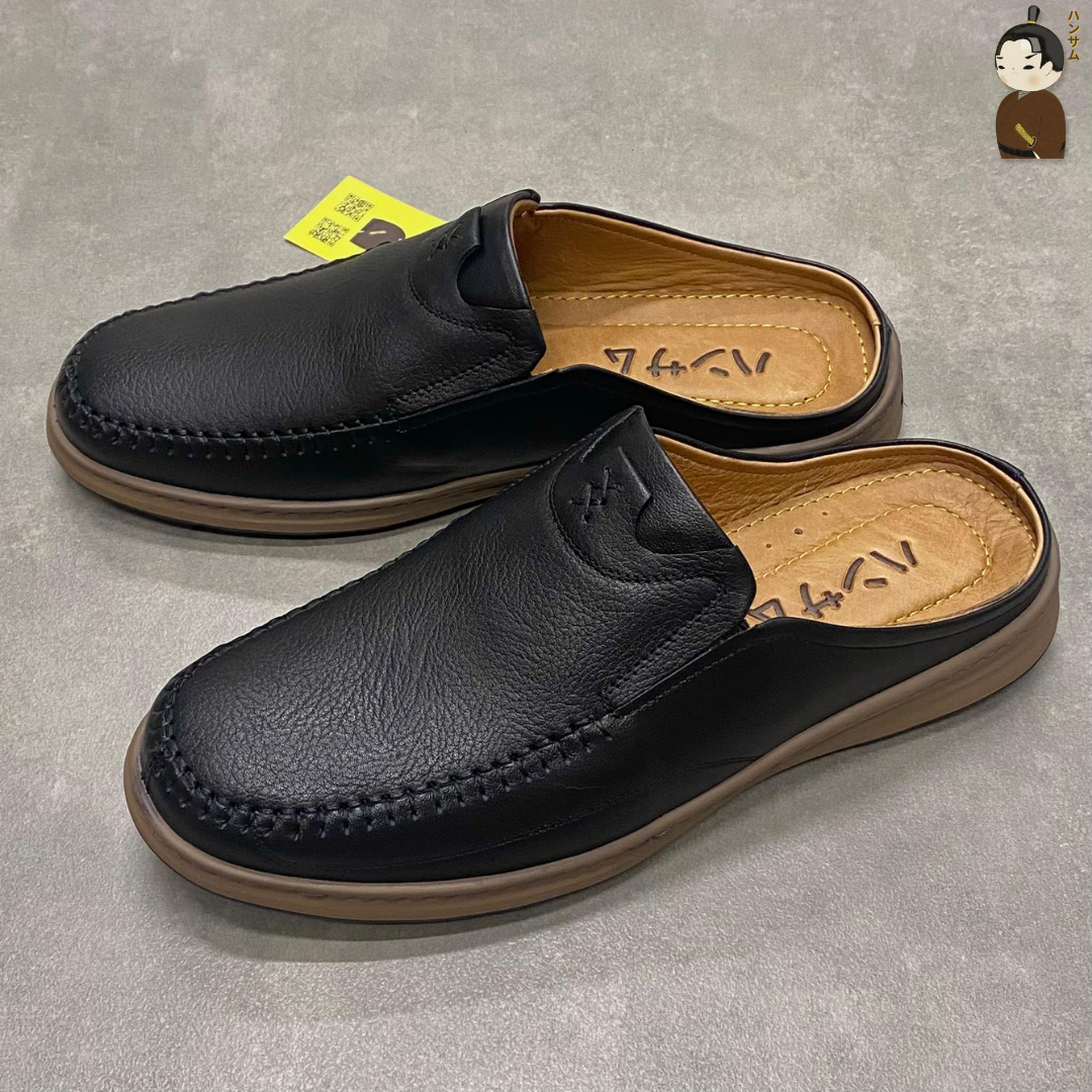 Hansamu Zen - Office Mules V1 DGD11 Black