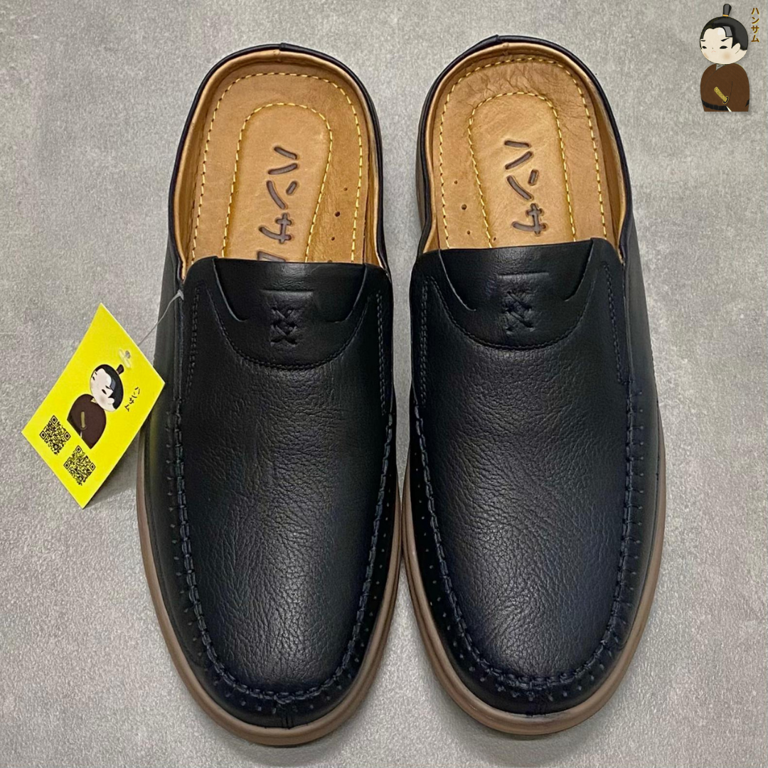 Hansamu Zen - Office Mules V1 DGD11 Black