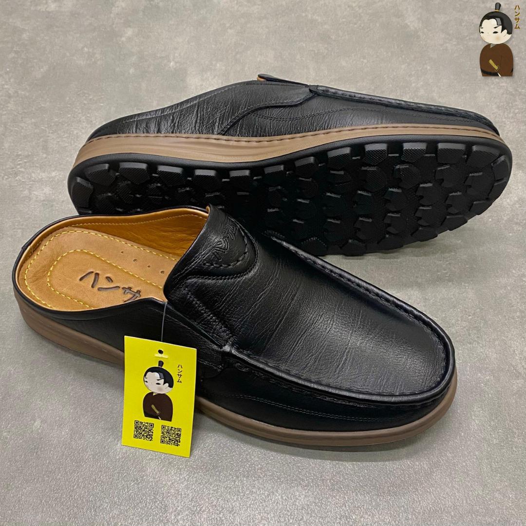Hansamu Zen - Office Mules DGD13 Black