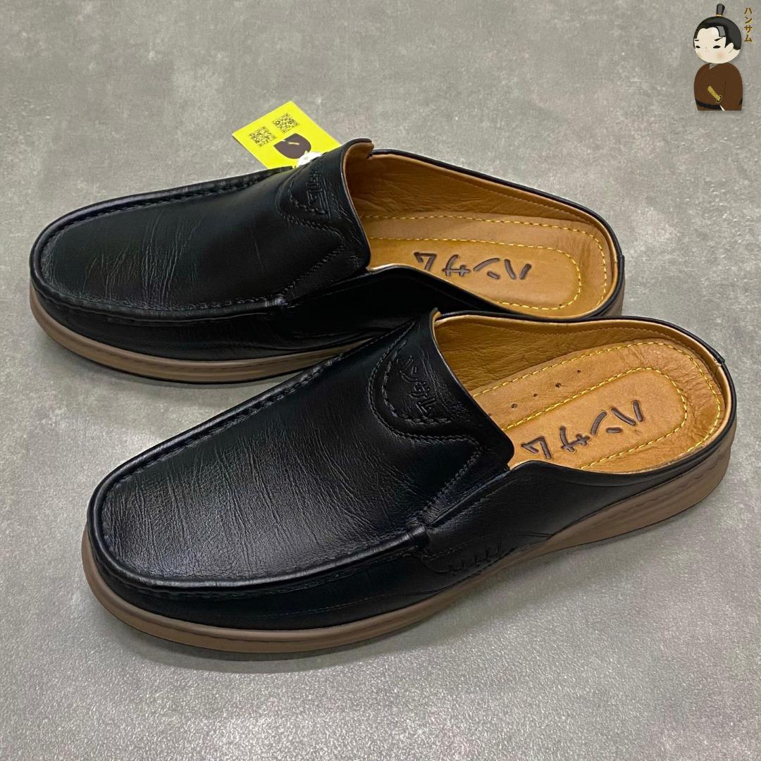 Hansamu Zen - Office Mules DGD13 Black