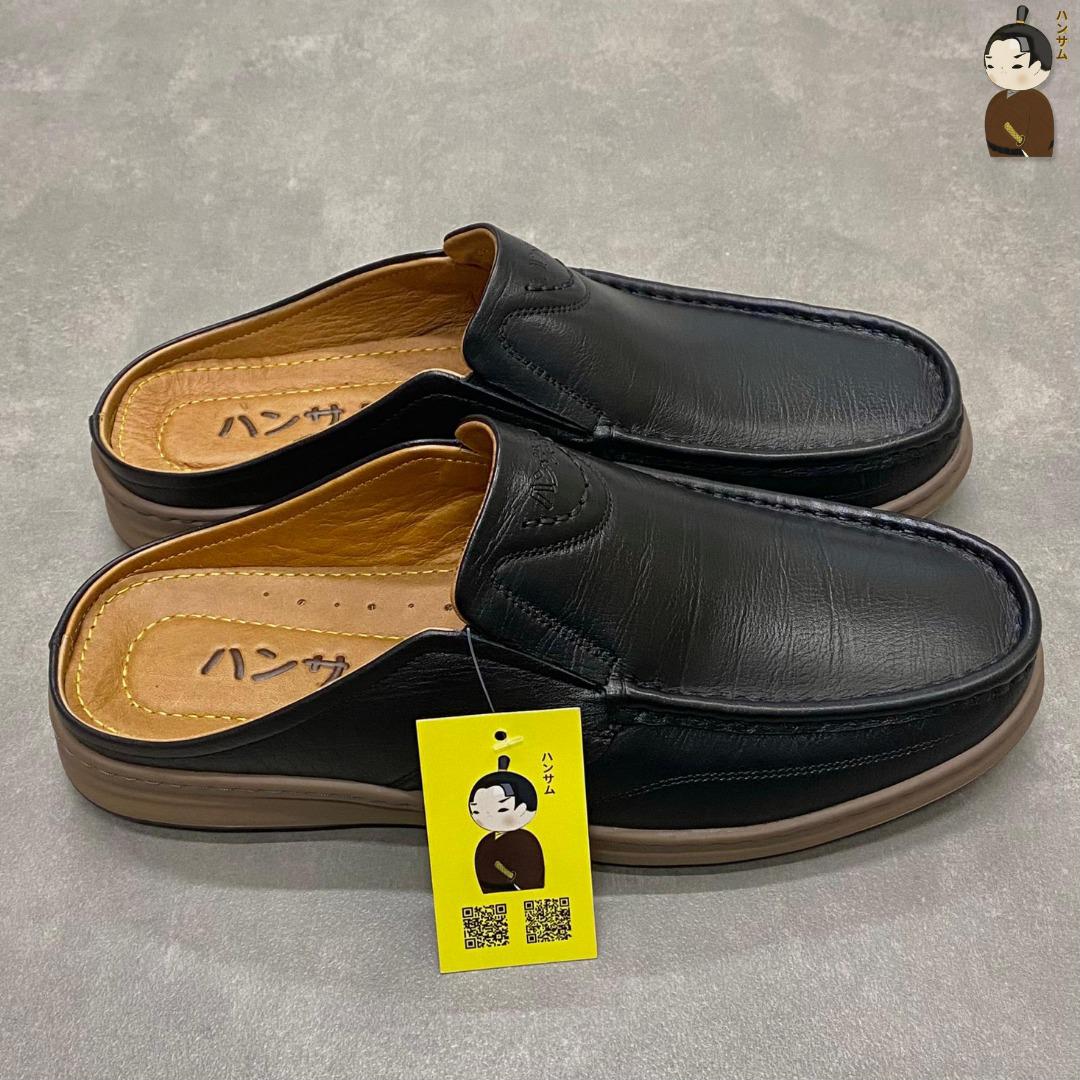 Hansamu Zen - Office Mules DGD13 Black