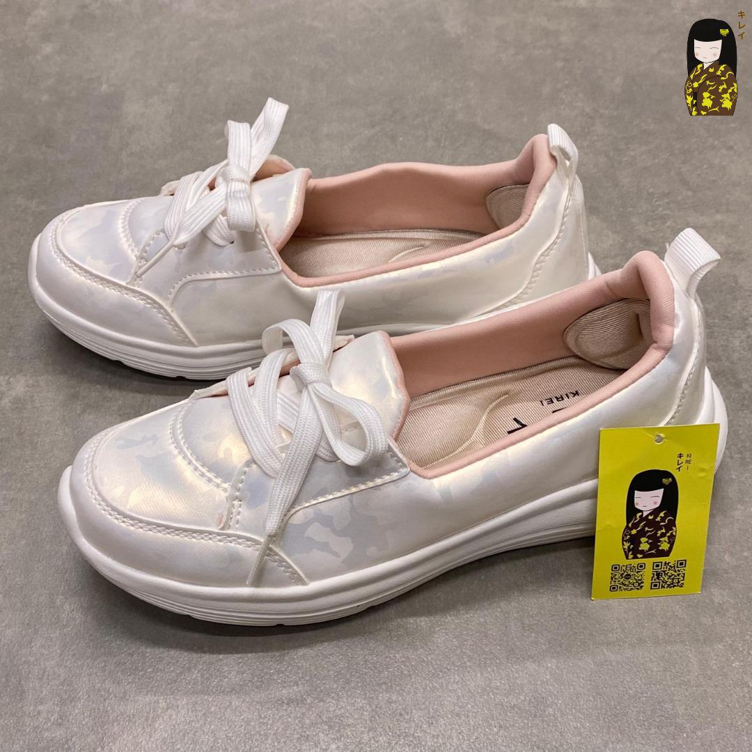 Kirei Hime - Walk Sneakers BG8 White Camo