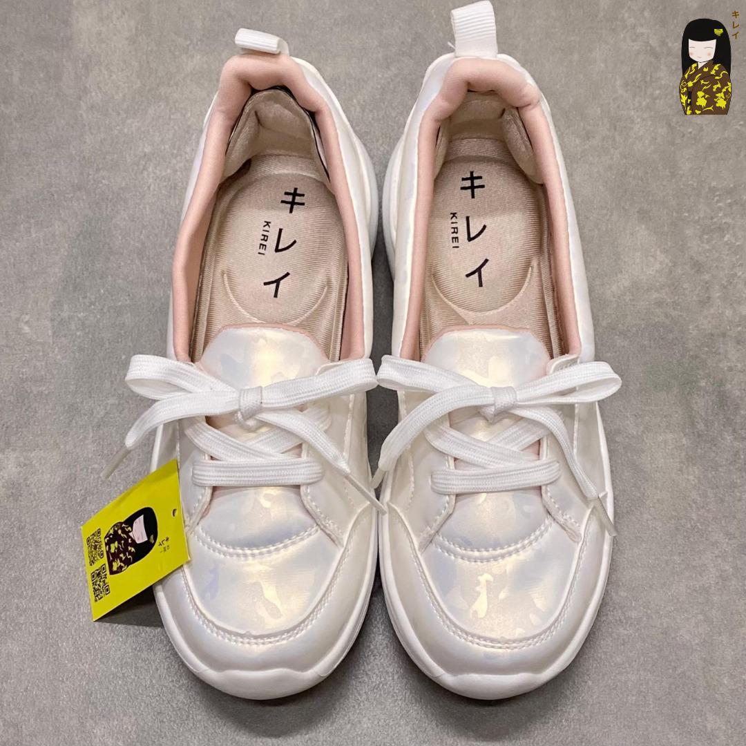 Kirei Hime - Walk Sneakers BG8 White Camo