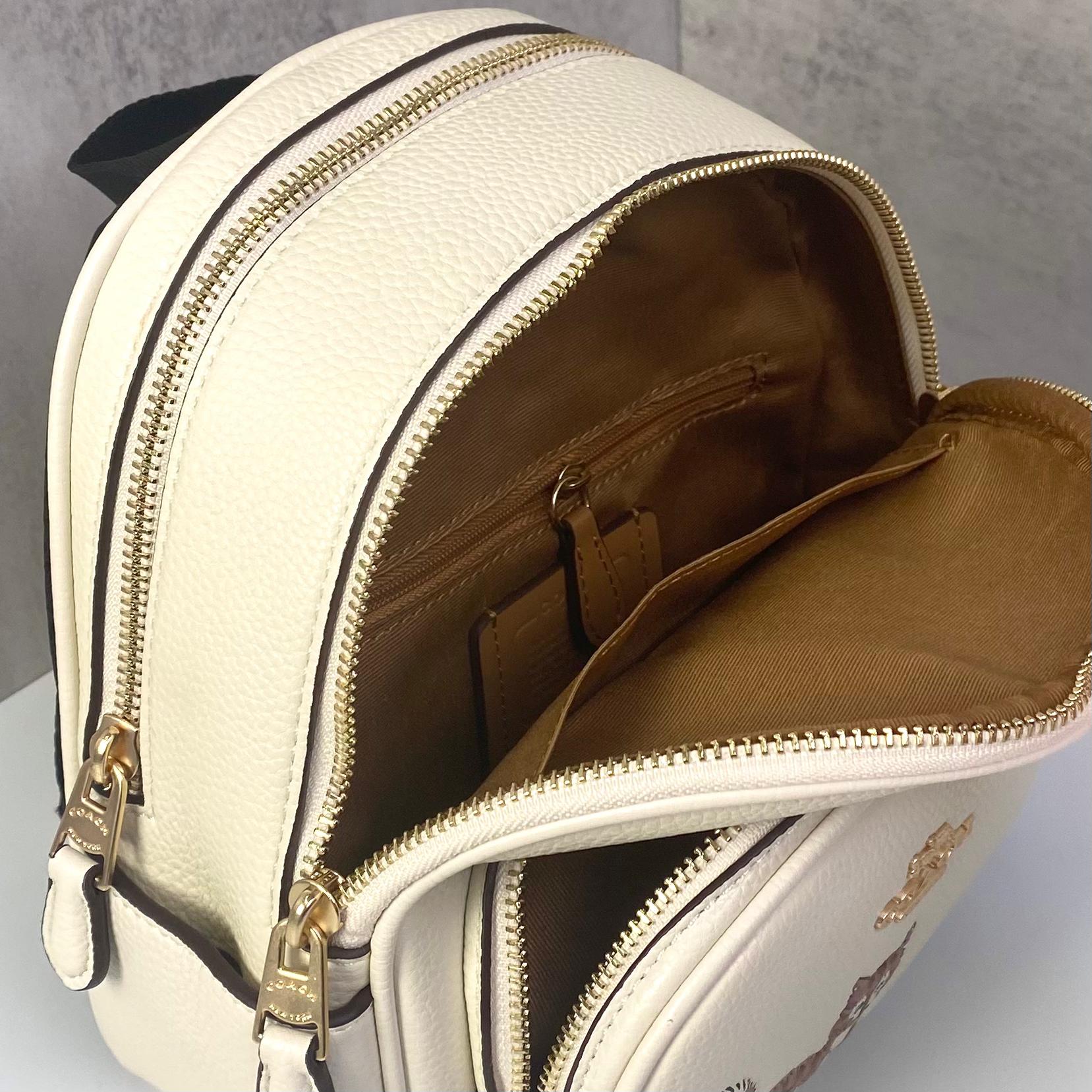 Balo Coach Mini With Dancing Kitten DS White - 20x23x9cm