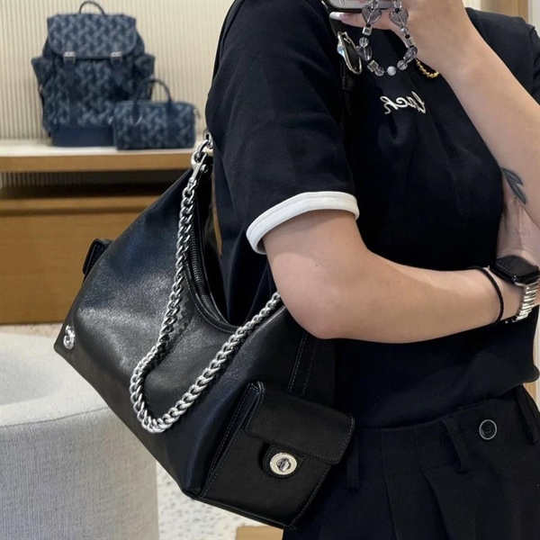 Túi Coach Pocket Juliet Bag 30 DS Black