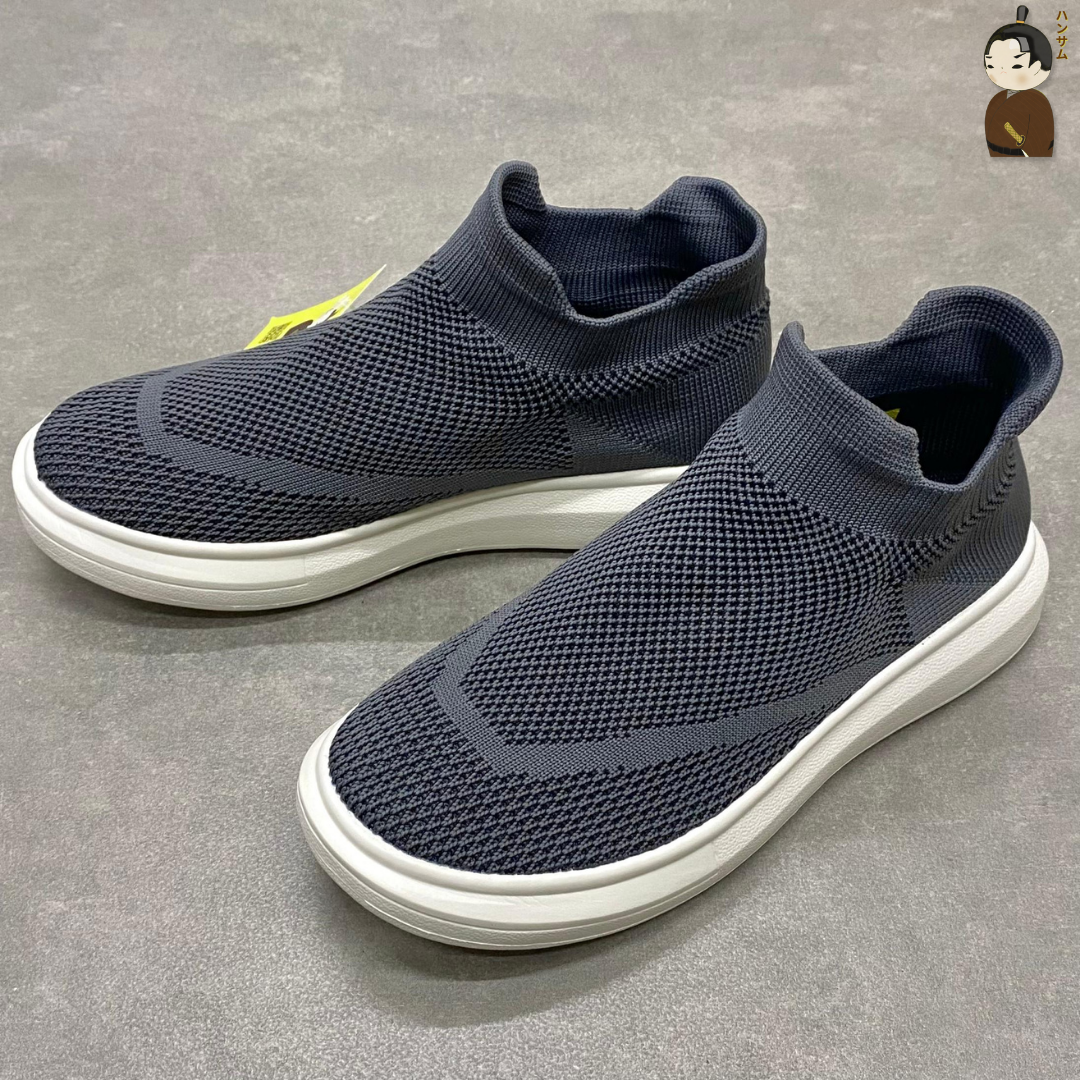 Hansamu walk sock knit unisex HD Gray Japanese sneakers