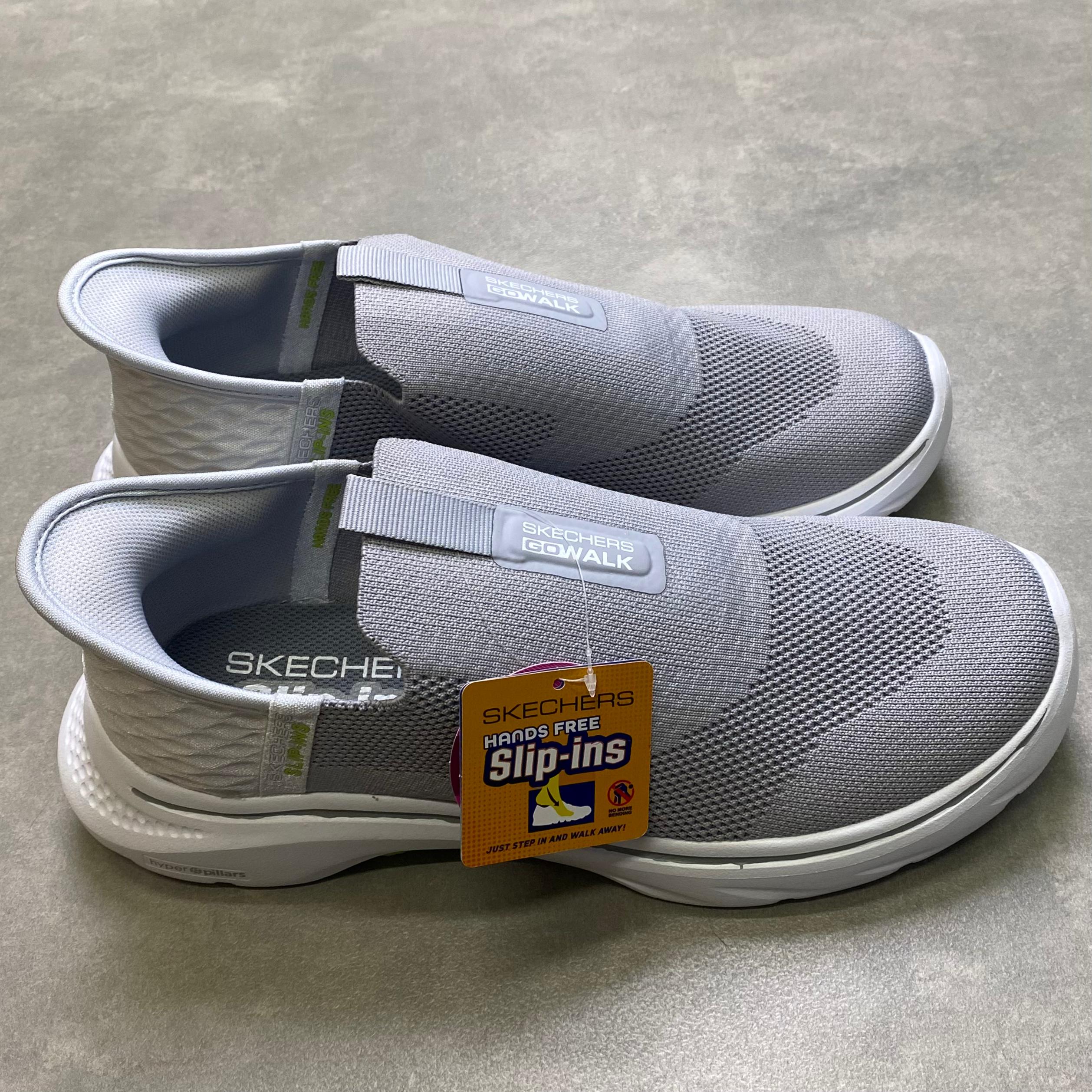 Giày Skechers Herren Go Walk 7 HN2 Grey/Yellow