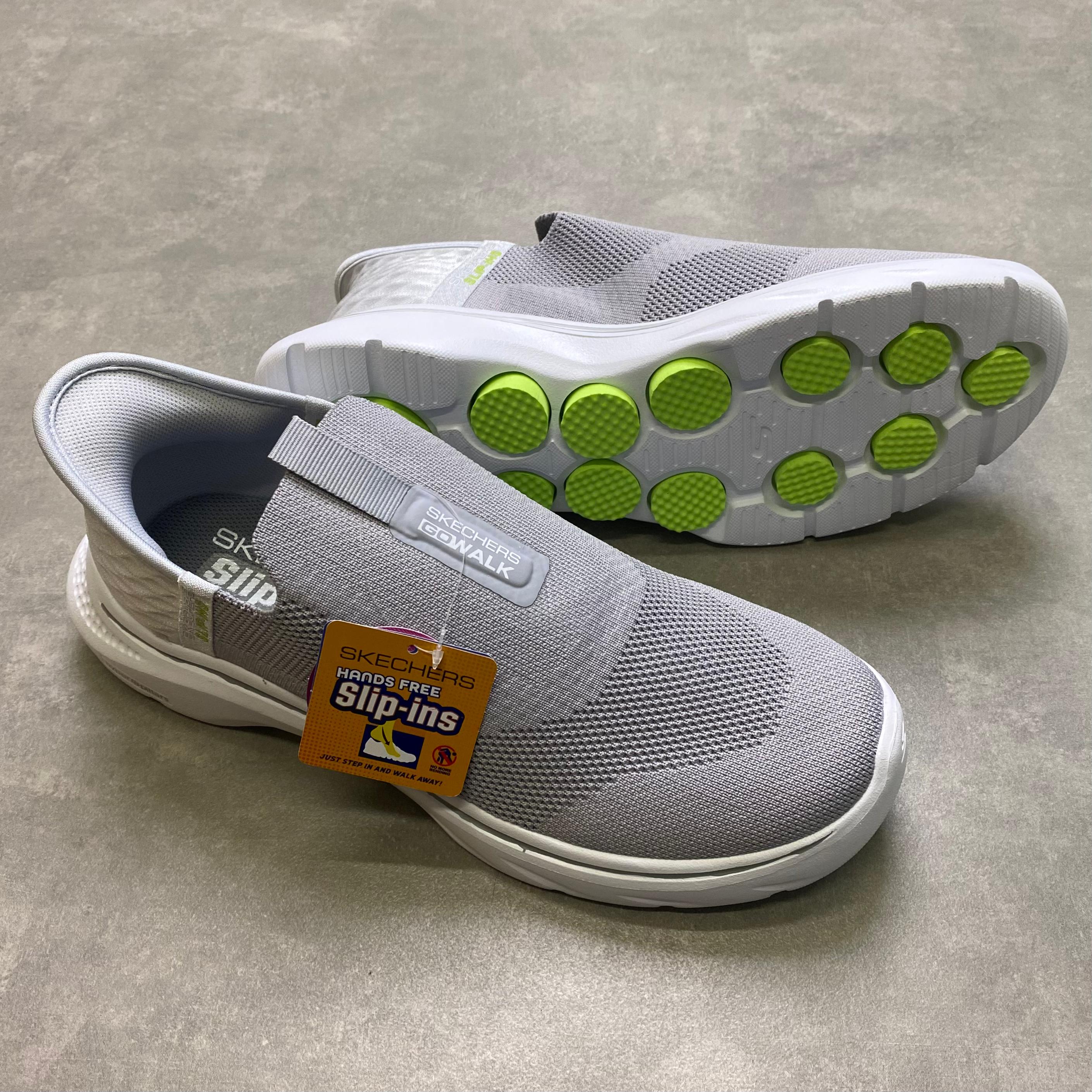 Giày Skechers Herren Go Walk 7 HN2 Grey/Yellow