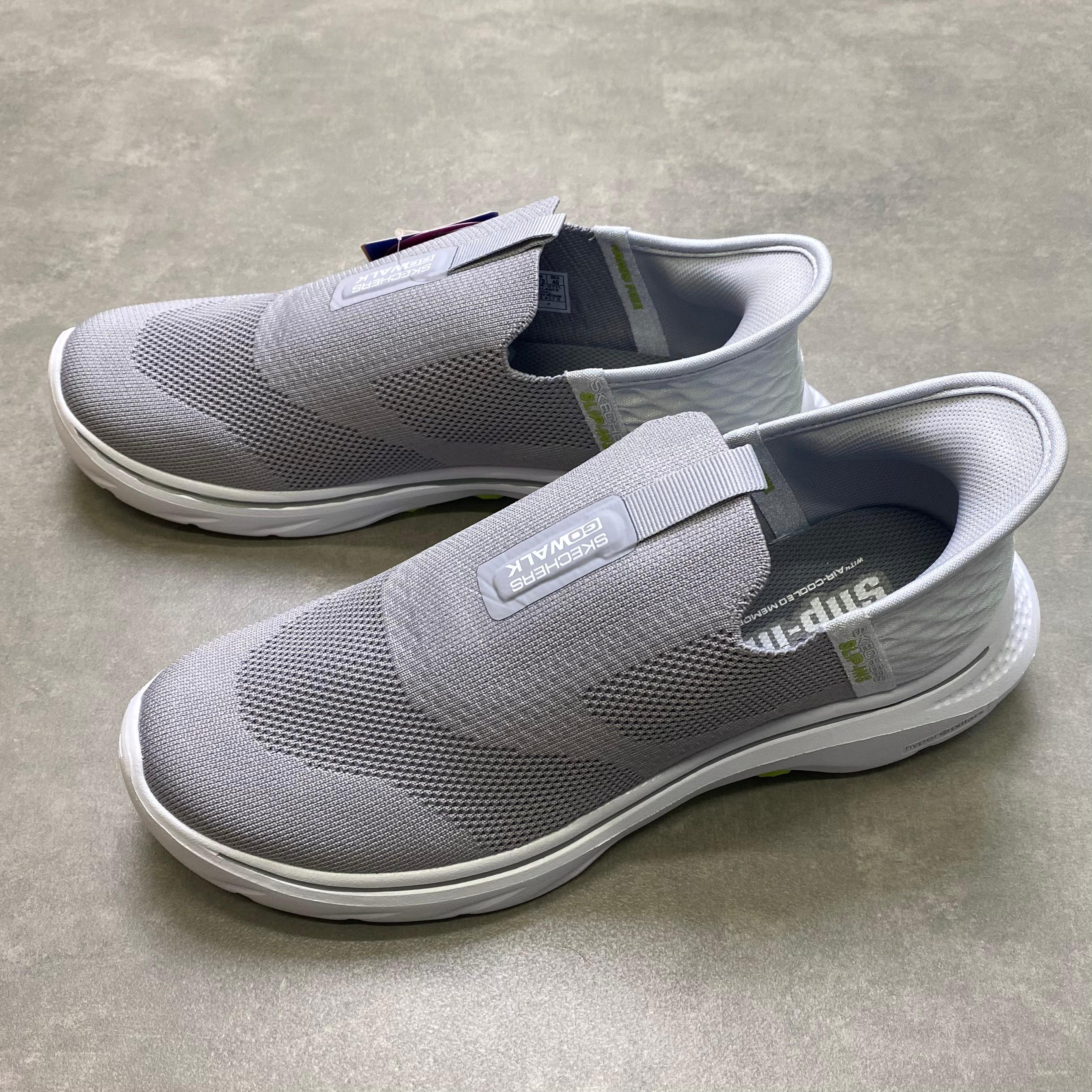 Giày Skechers Herren Go Walk 7 HN2 Grey/Yellow