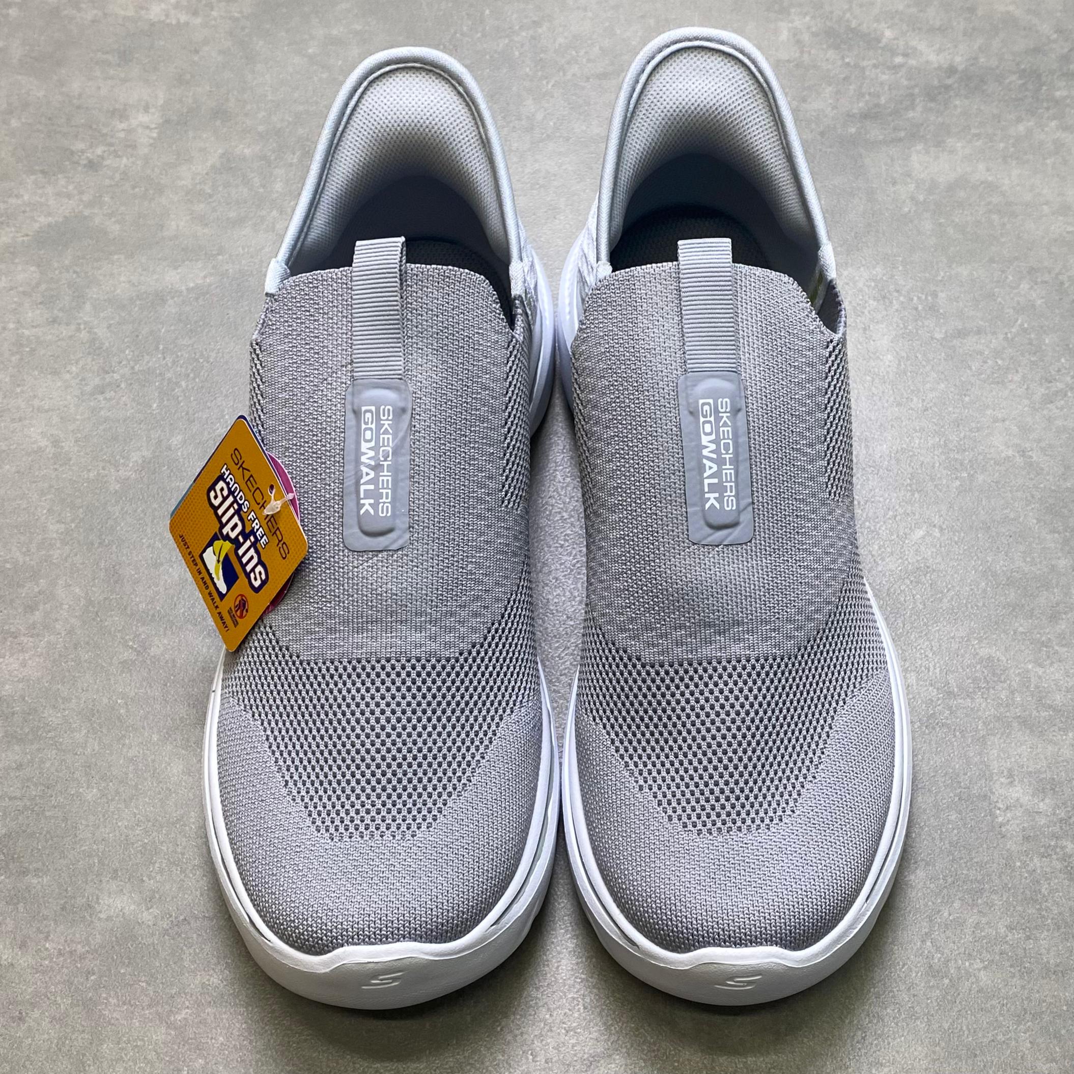 Giày Skechers Herren Go Walk 7 HN2 Grey/Yellow