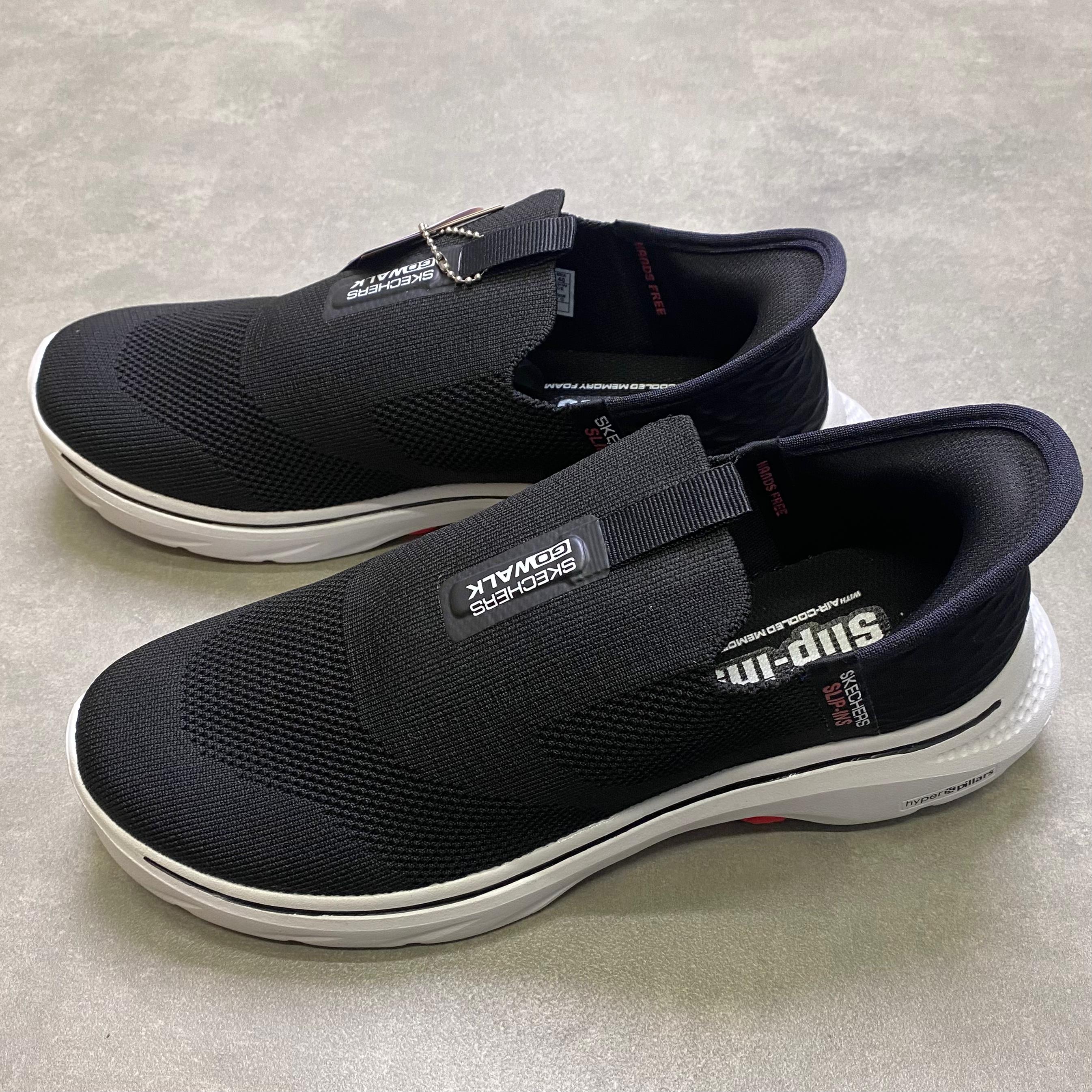 Giày Skechers Herren Go Walk 7 HN2 Black/White