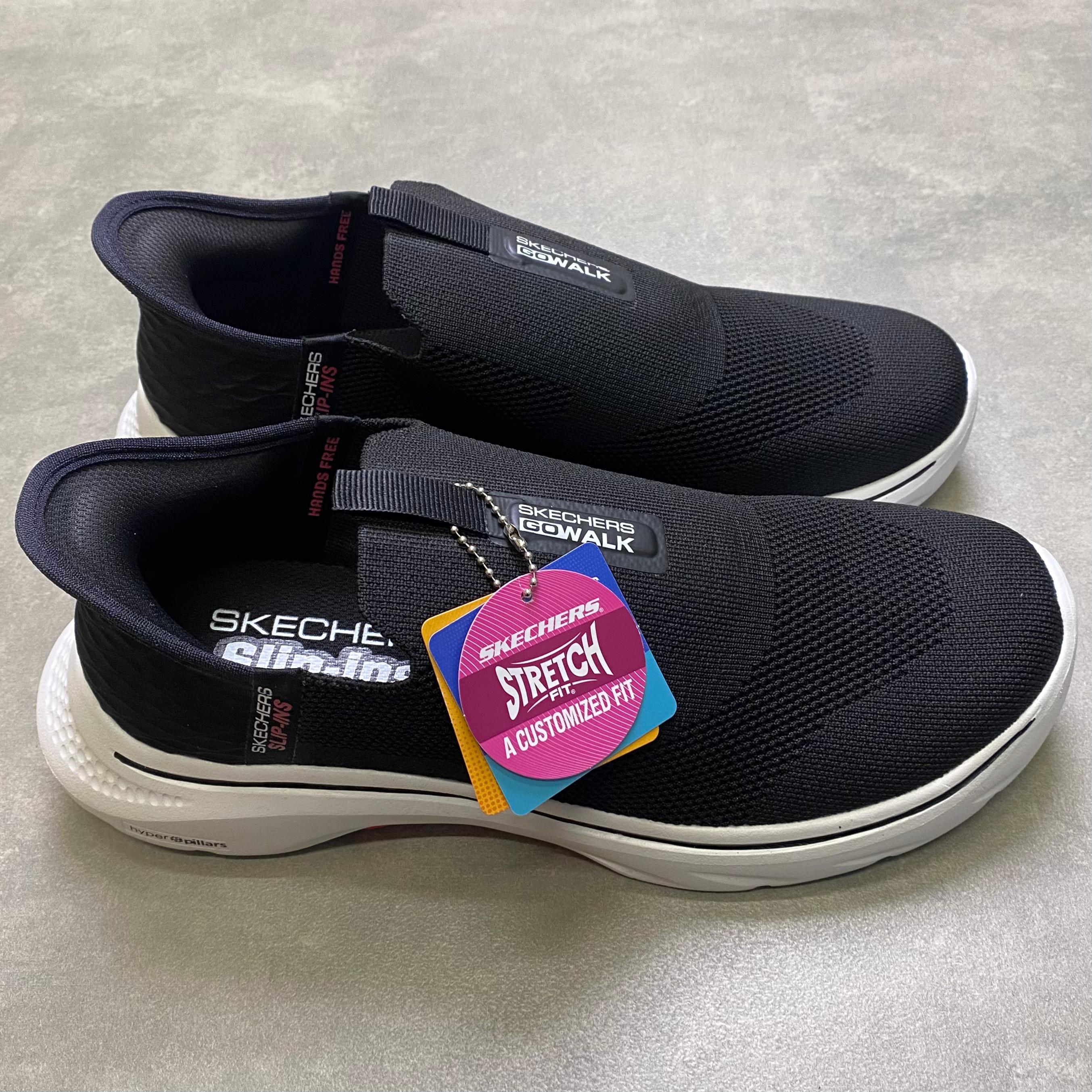 Giày Skechers Herren Go Walk 7 HN2 Black/White