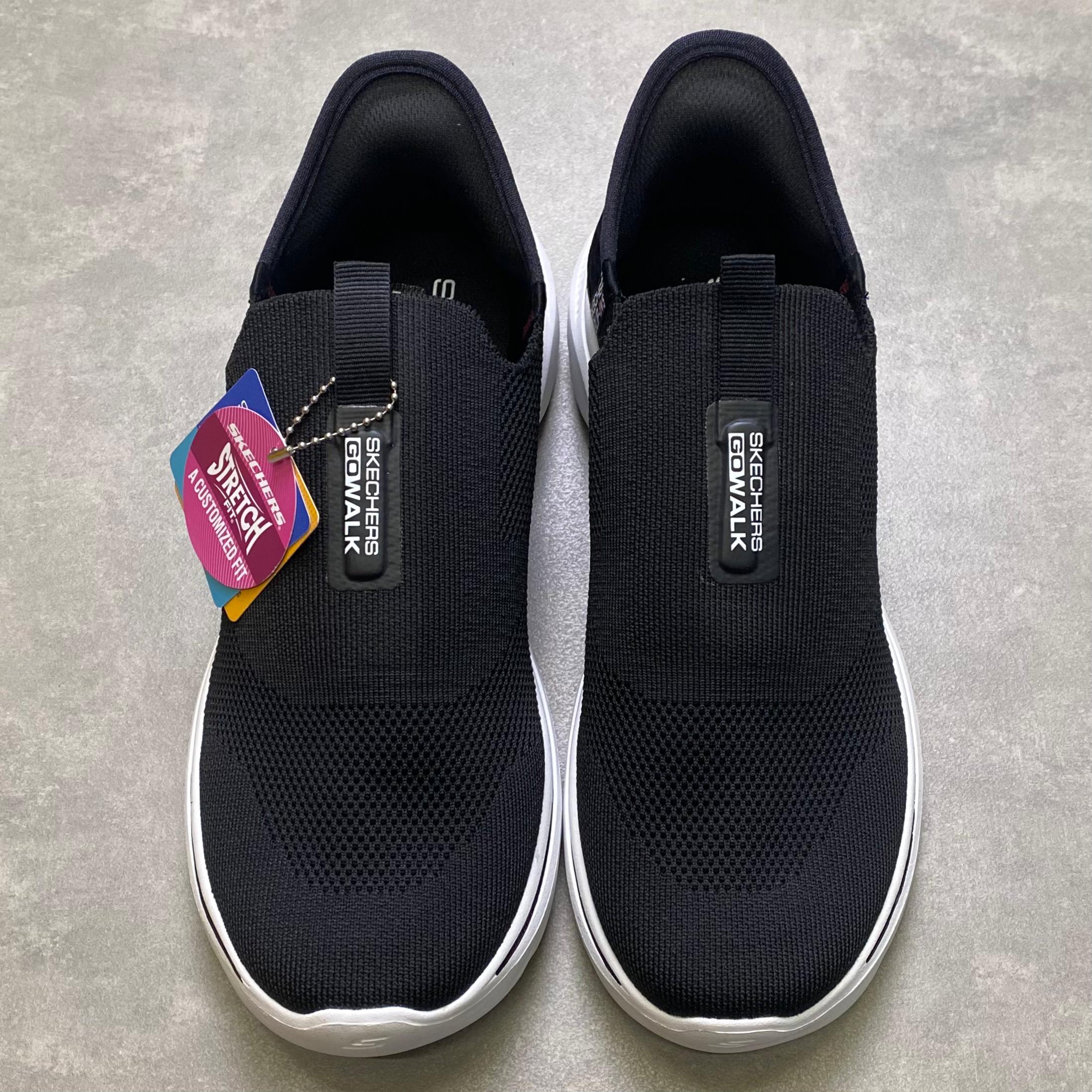 Giày Skechers Herren Go Walk 7 HN2 Black/White