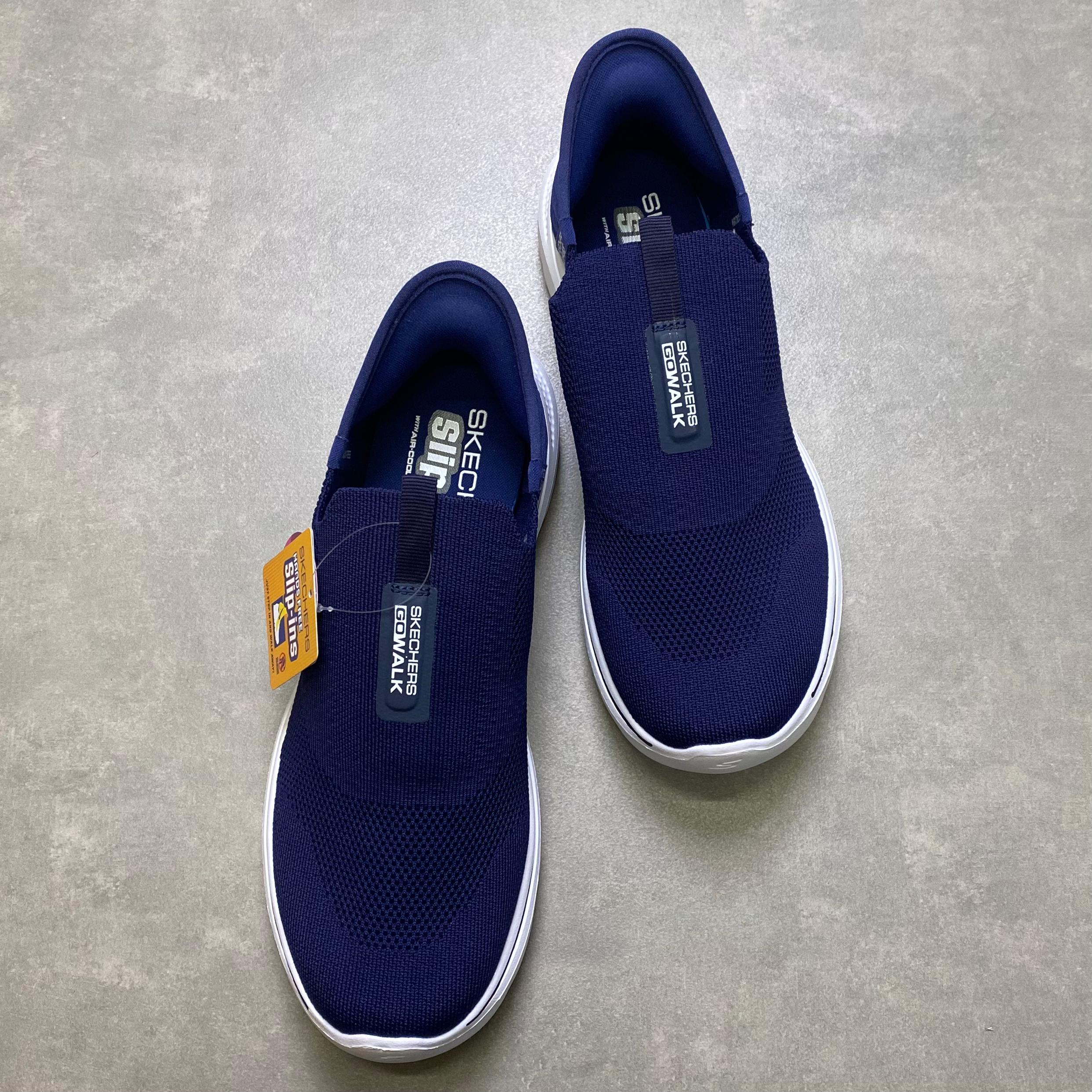 Giày Skechers Herren Go Walk 7 HN2 Navy/White