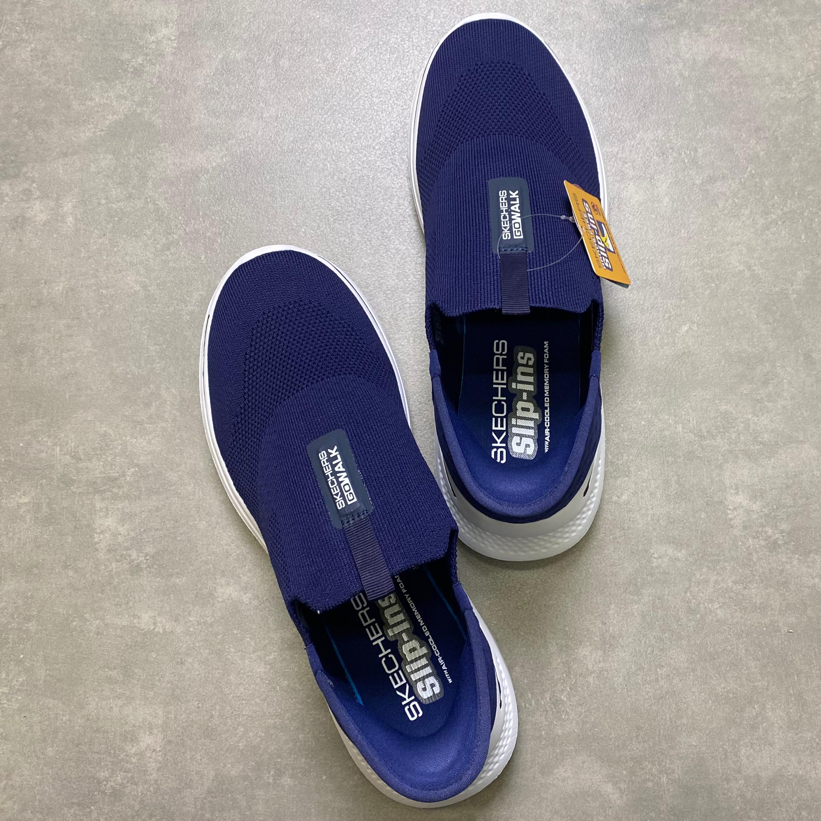 Giày Skechers Herren Go Walk 7 HN2 Navy/White