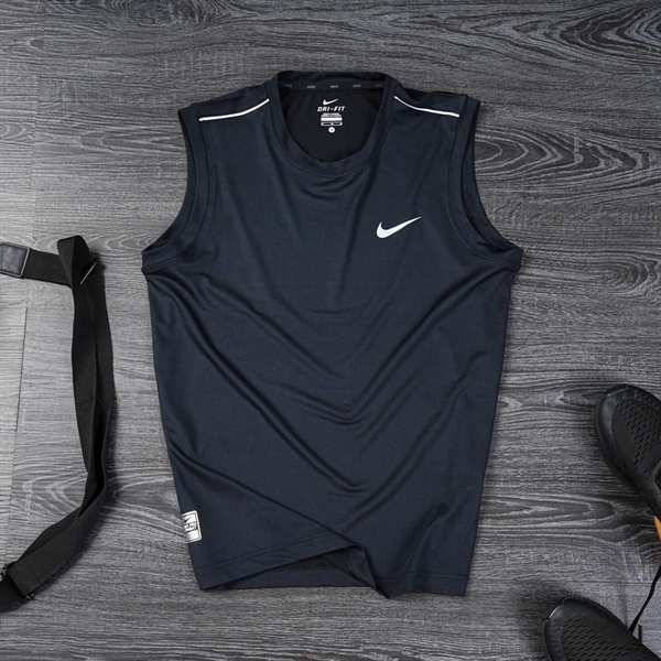 Nike 02 PA Black Sports T-Shirt