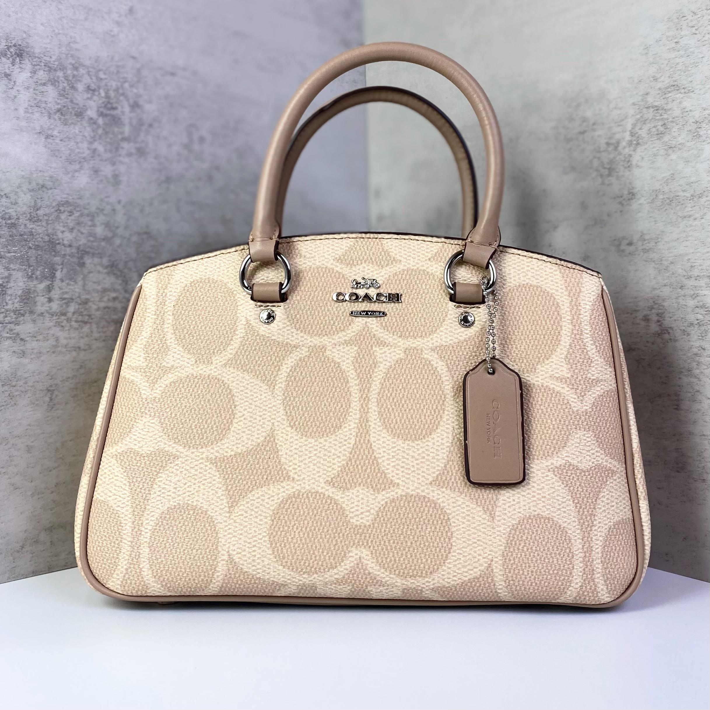 Túi Savannah Small Carryall Bag In Signature Canvas DS Beige