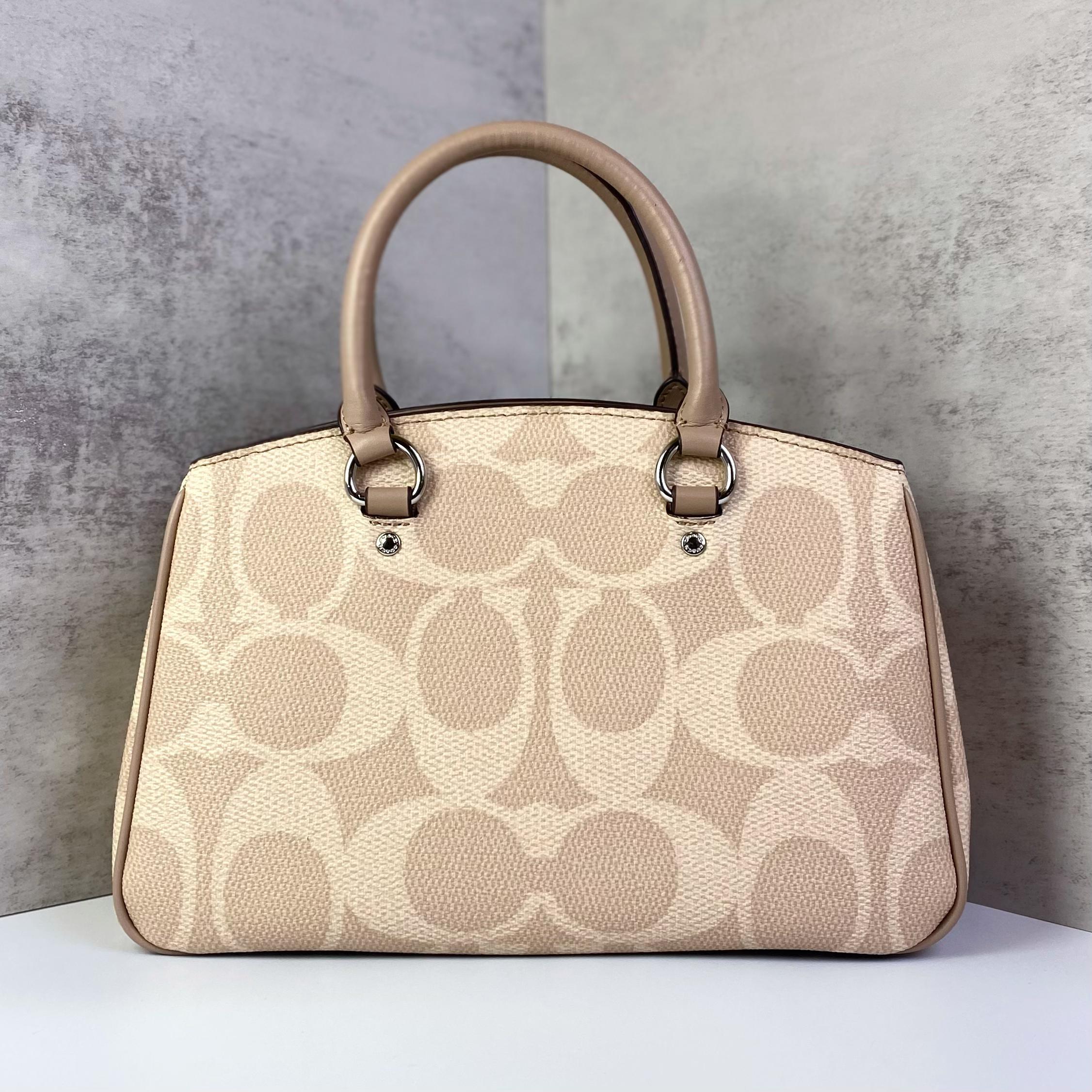 Túi Savannah Small Carryall Bag In Signature Canvas DS Beige