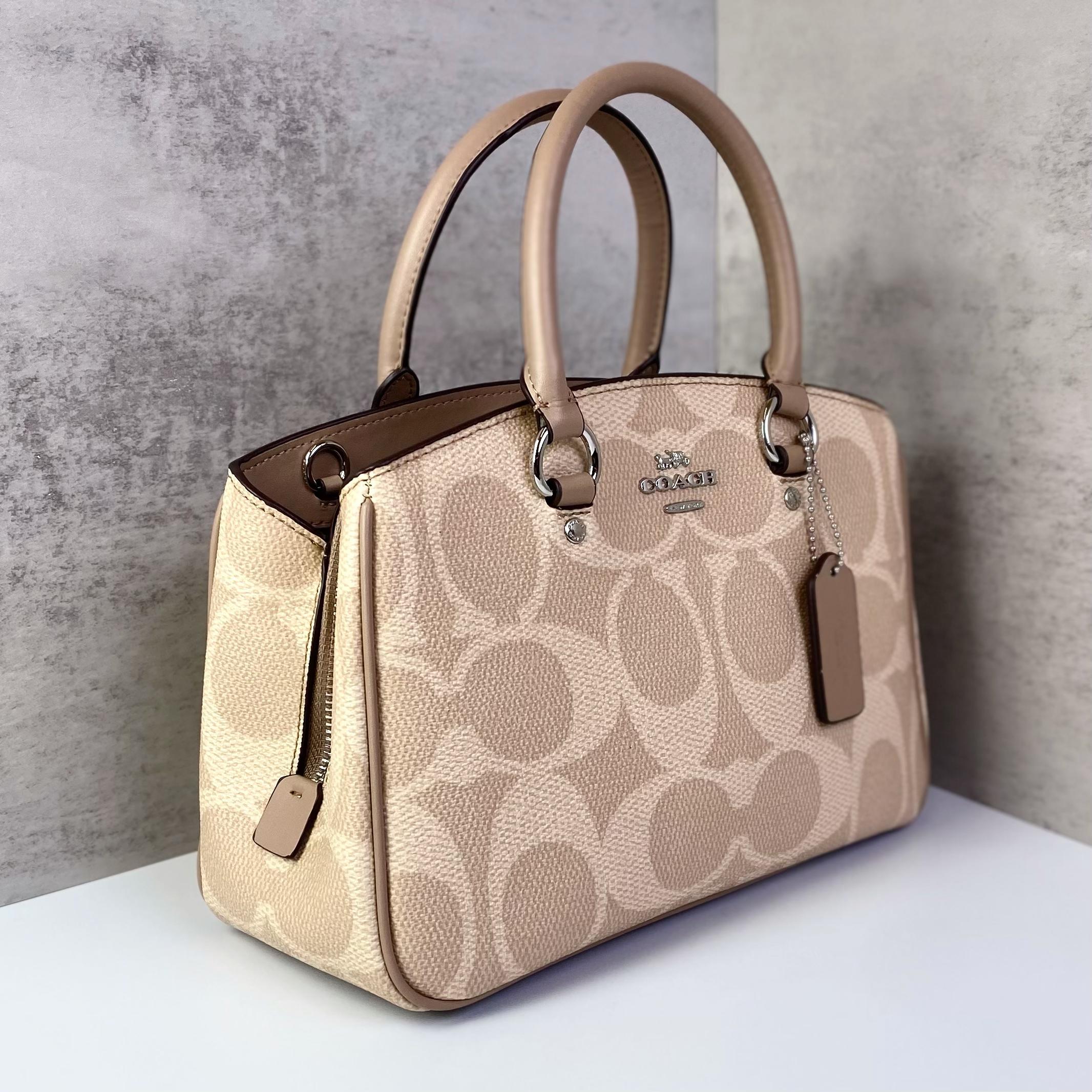 Túi Savannah Small Carryall Bag In Signature Canvas DS Beige
