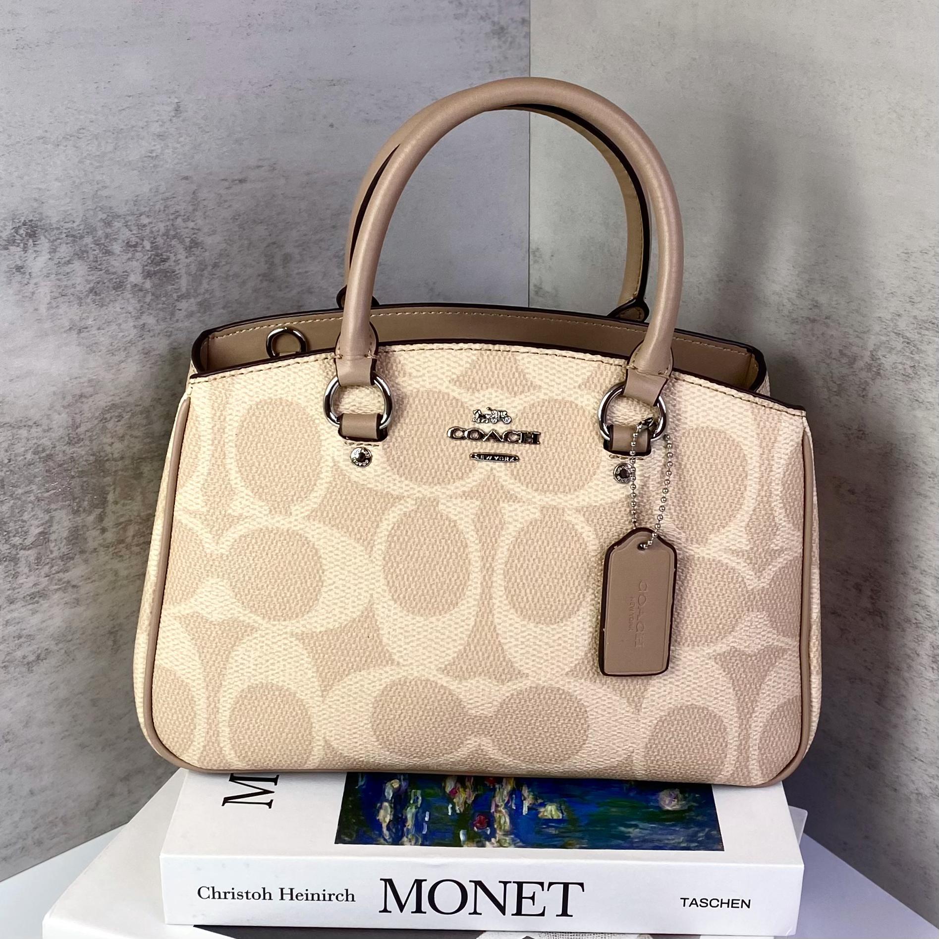 Túi Savannah Small Carryall Bag In Signature Canvas DS Beige