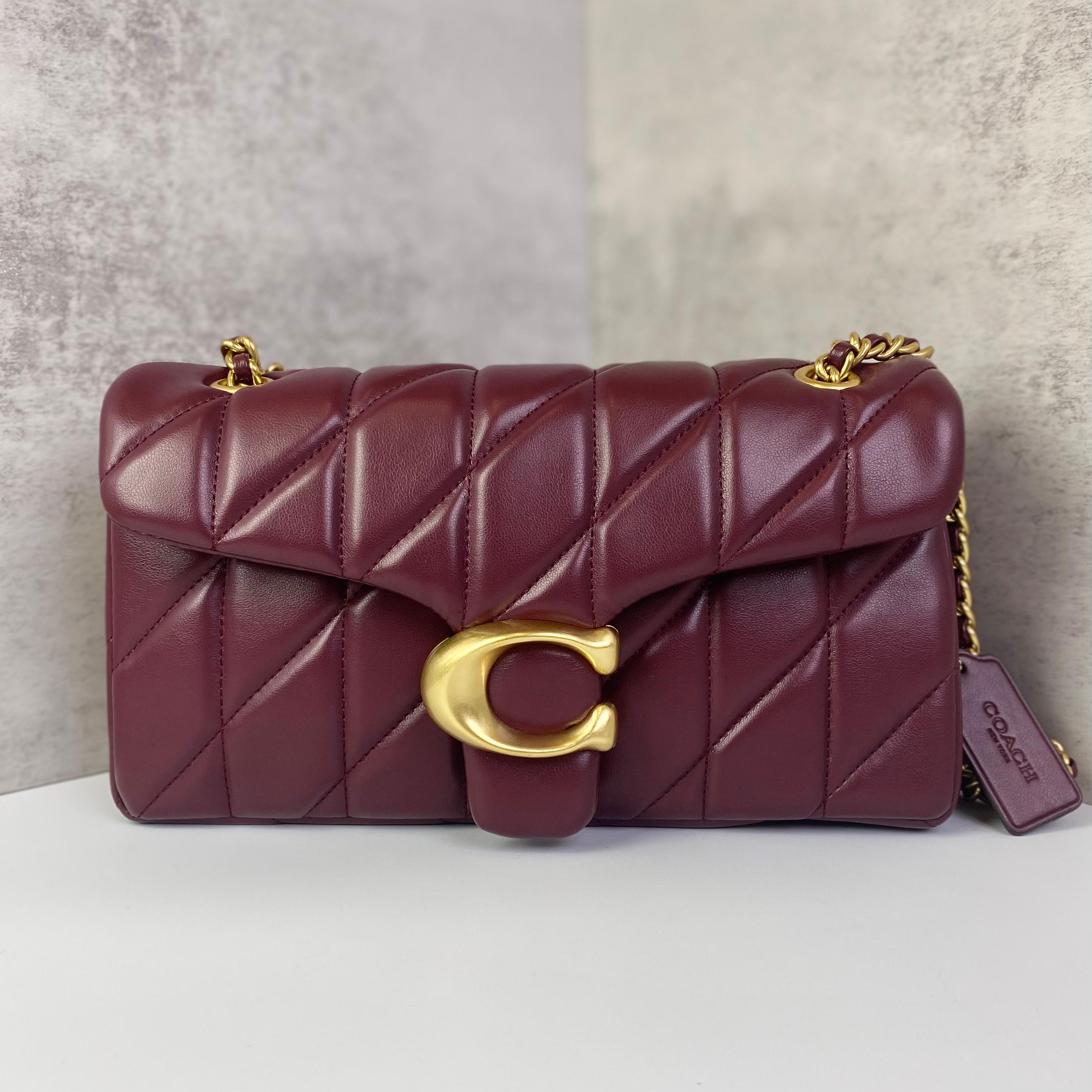 Túi Coach Tabby 26 Shoulder Quilting DS Red/Gold -
