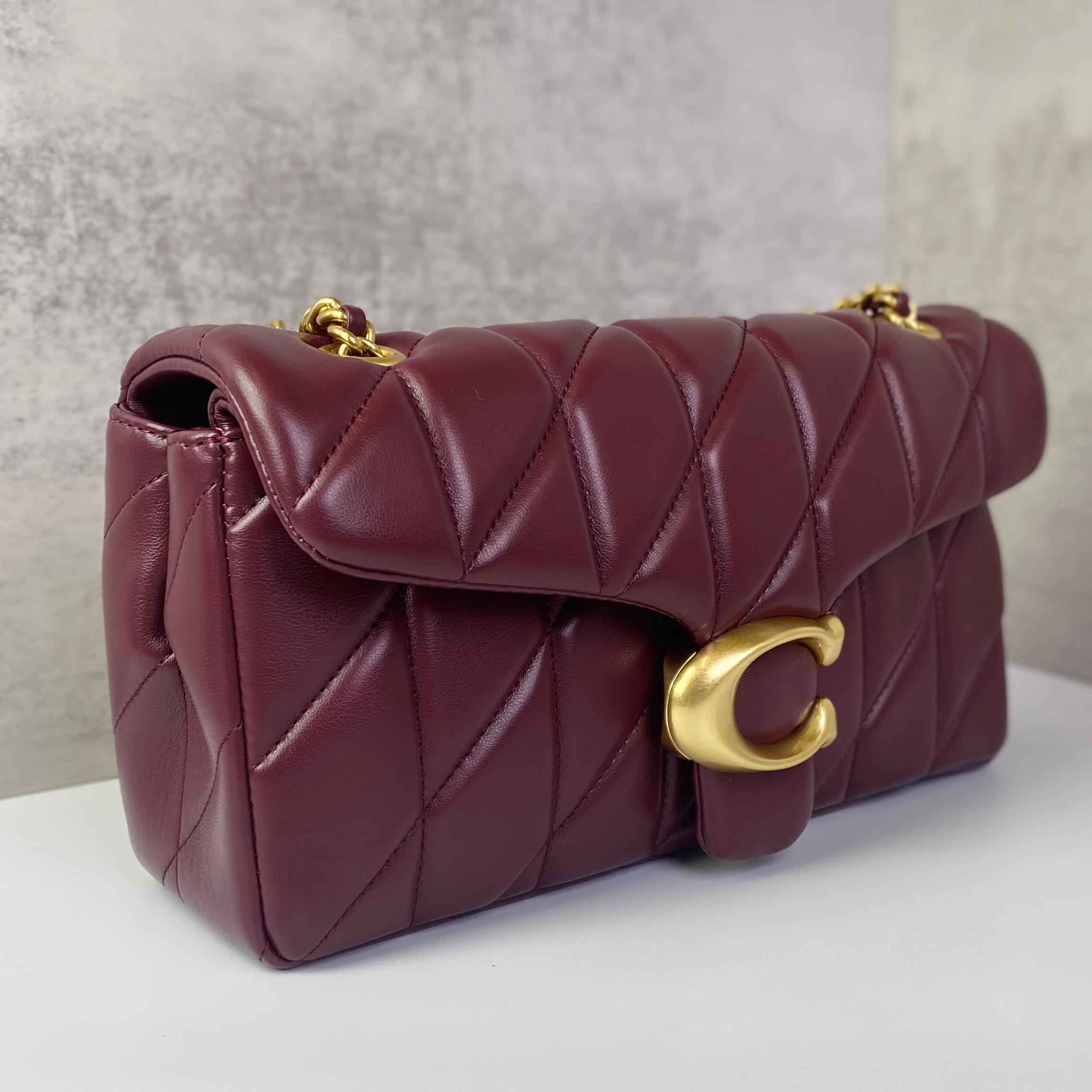 Túi Coach Tabby 26 Shoulder Quilting DS Red/Gold -