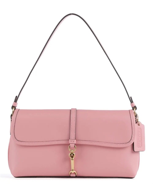 Túi Coach Hamptons Shoulder Bag Fine Grain Leather DS Pink