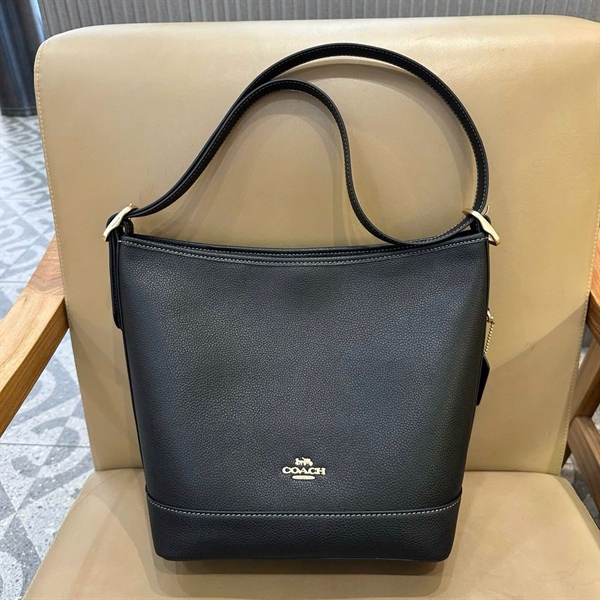 Túi Coach Jude Duffle Bag Leather DS Black