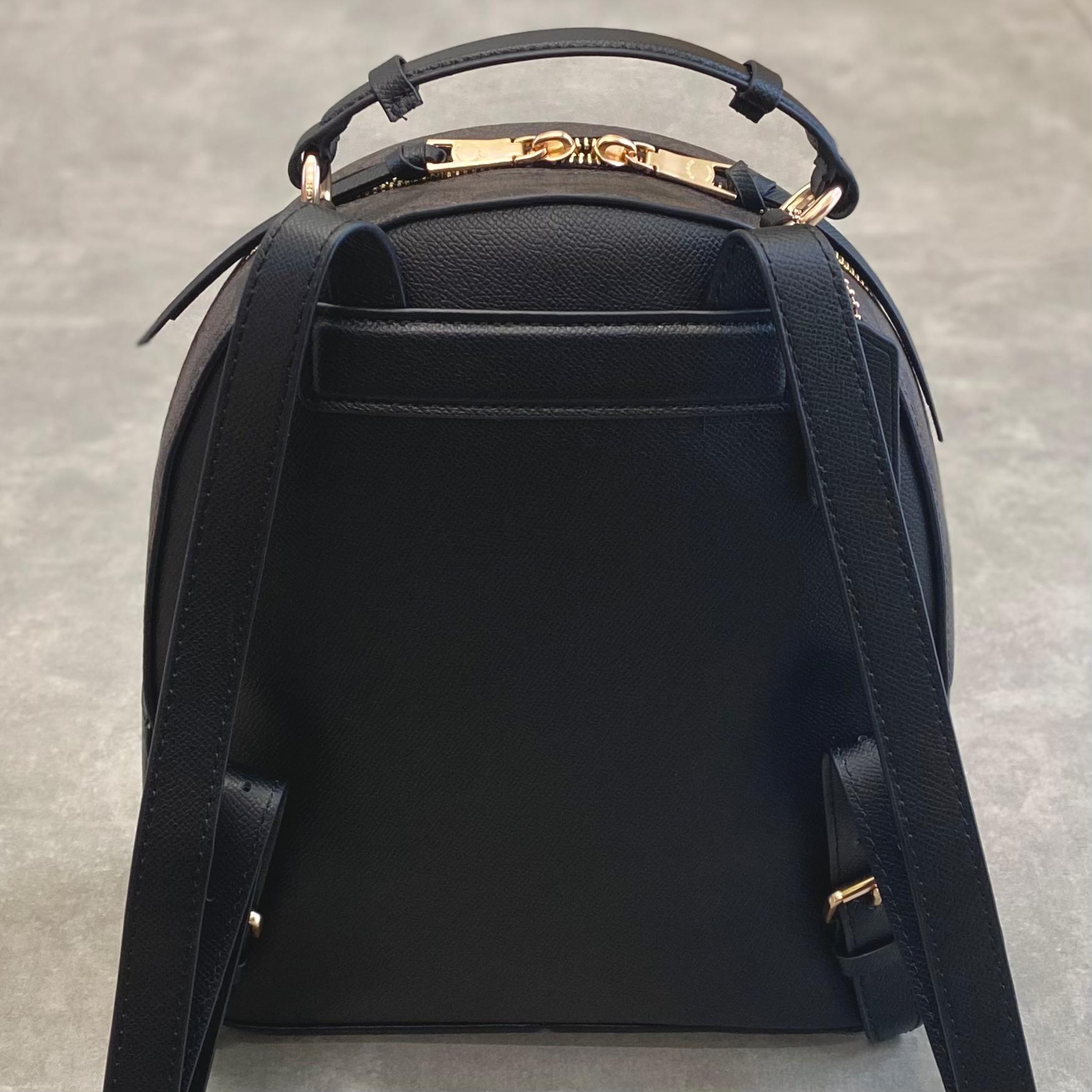 Balo Coach Jordyn Backpack DS Black/Brown - 26.5x31x9.5cm