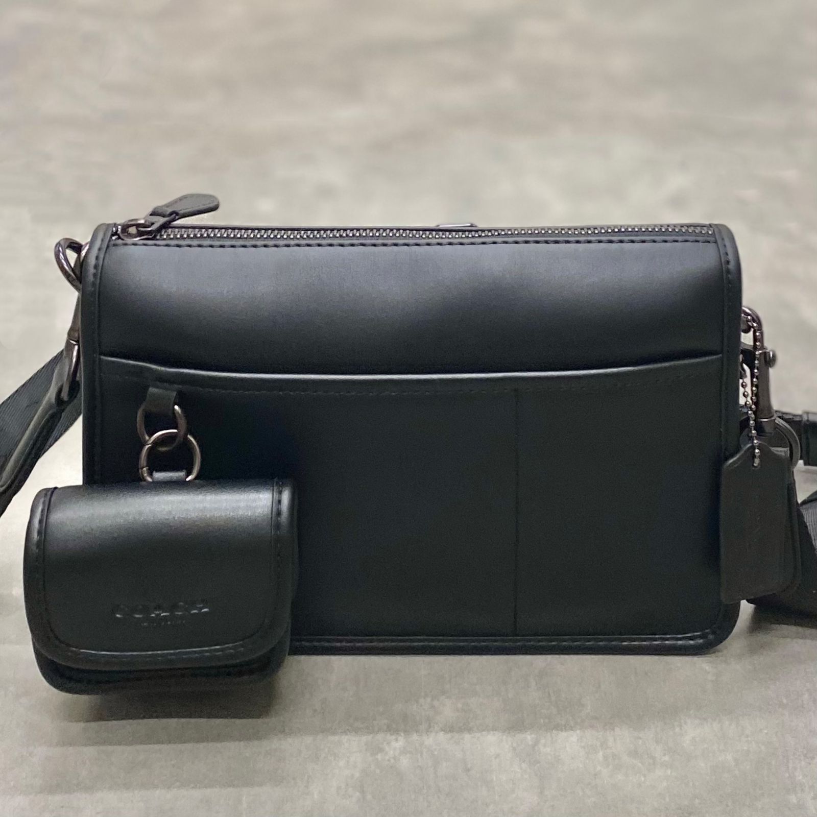 Túi Coach Heritage Convertible Crossbody With Hybrid DS Black