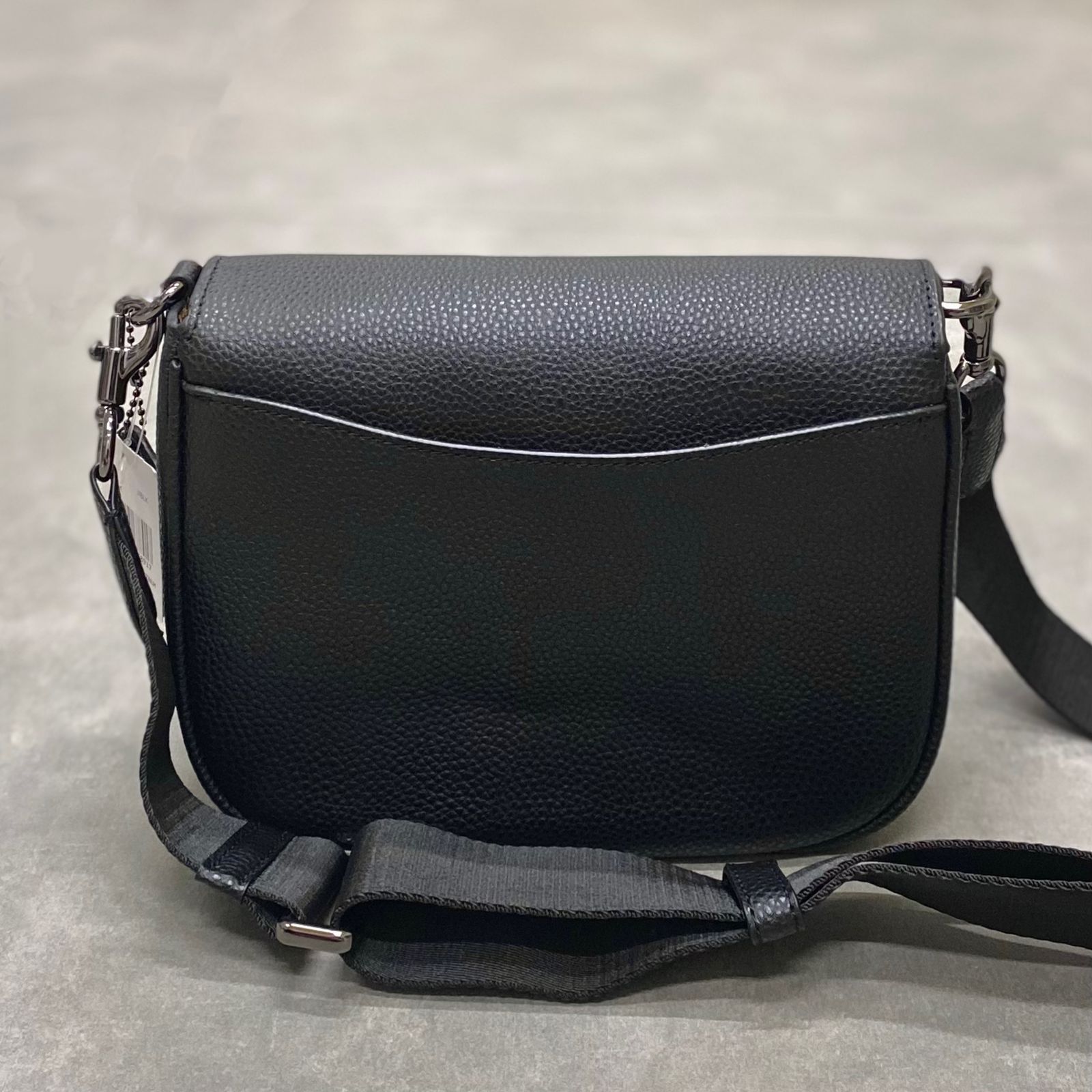 Túi Coach Amelia Saddle Bag Shoulder Bag DS Black