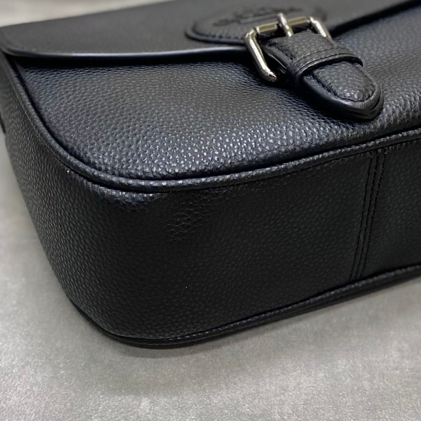 Túi Coach Amelia Saddle Bag Shoulder Bag DS Black