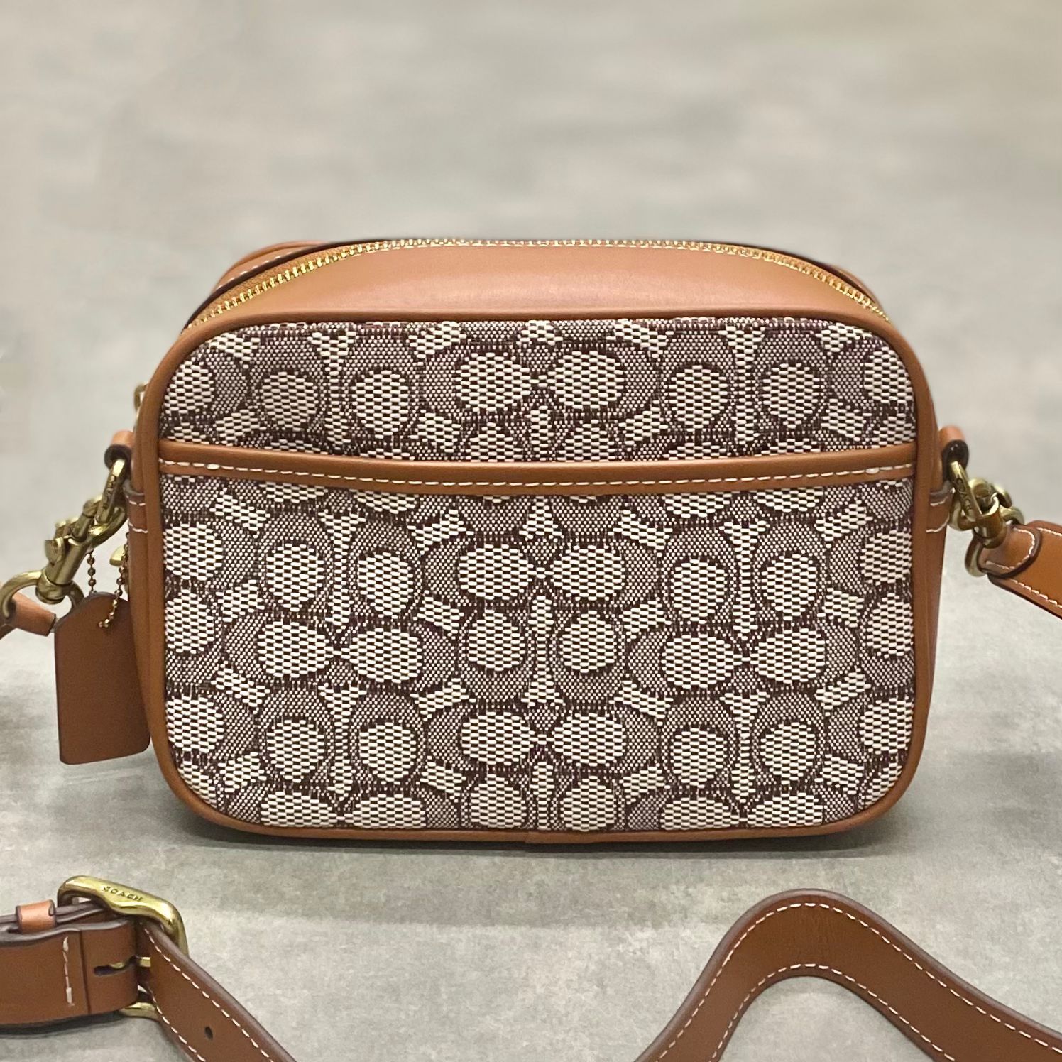 Túi Coach x Disney Rectangular Men's Crossbody Bag DS Brown
